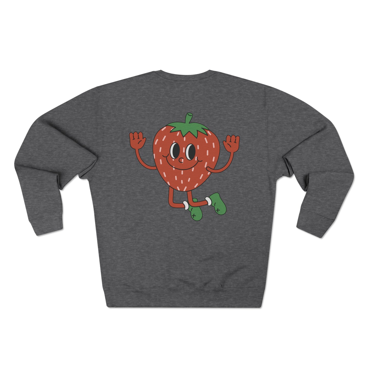 Gleeful Strawberry Crewneck Sweatshirt