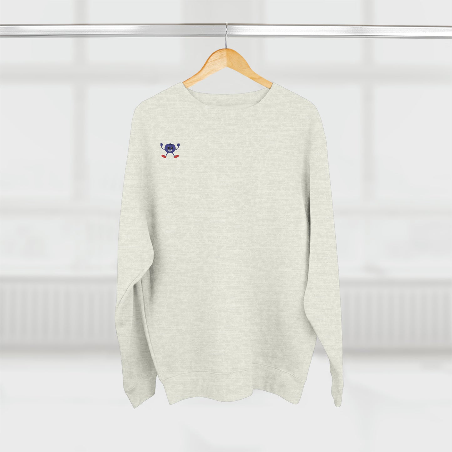 Carefree Blueberry Crewneck Sweatshirt