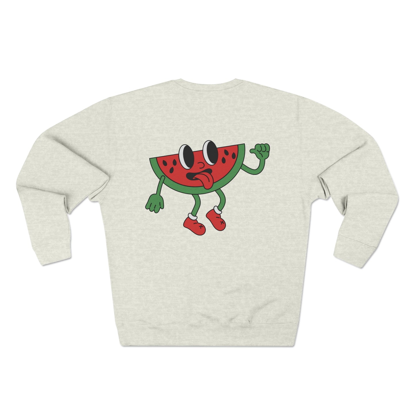 Jubilant Watermelon Crewneck Sweatshirt