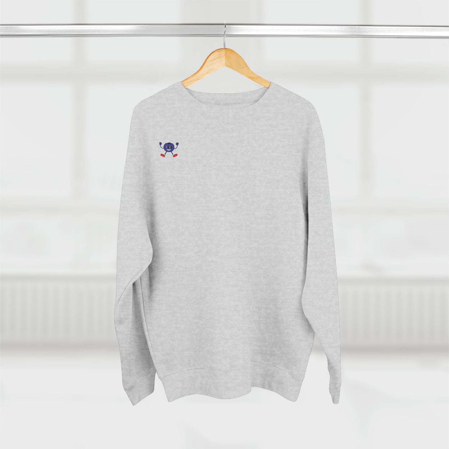 Carefree Blueberry Crewneck Sweatshirt