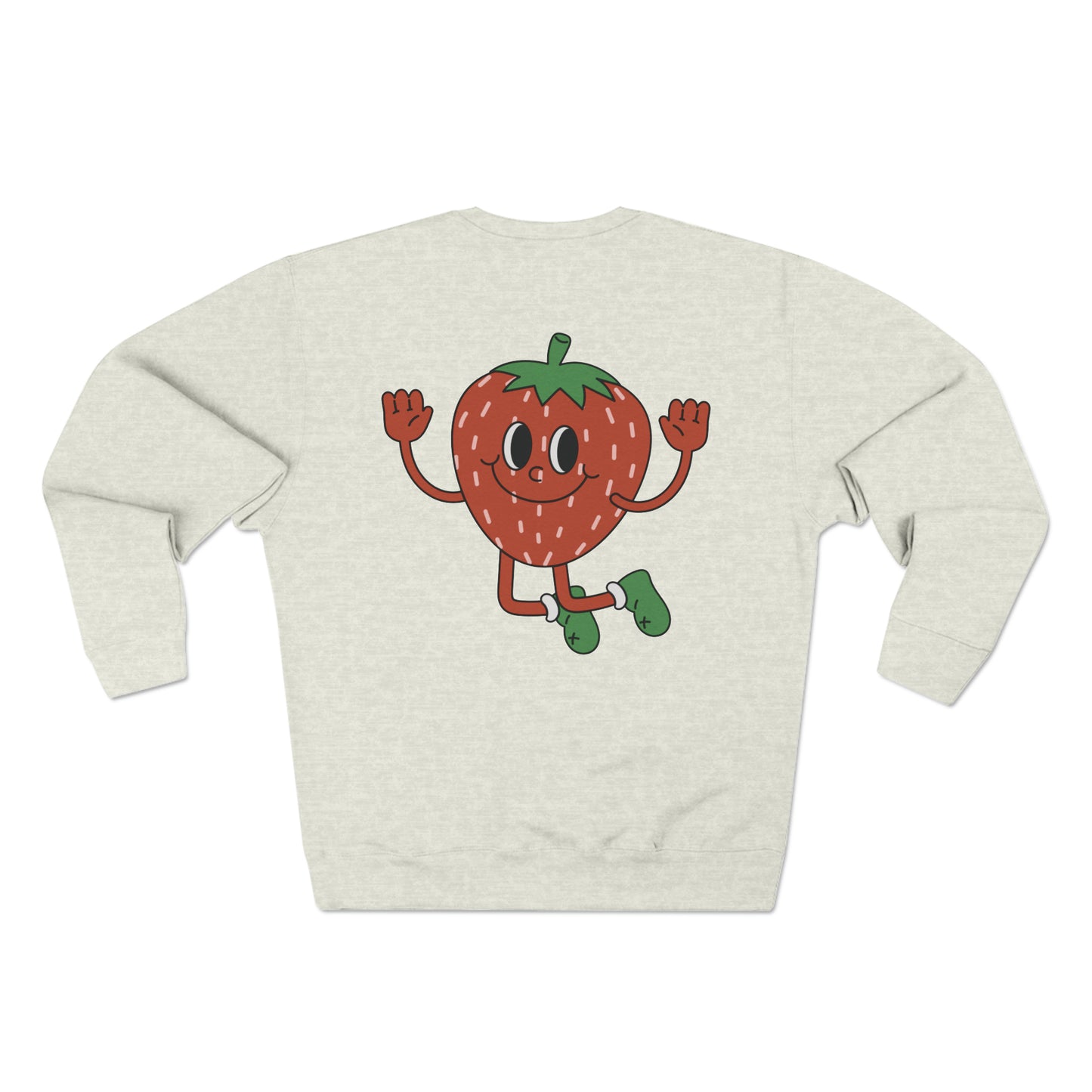 Gleeful Strawberry Crewneck Sweatshirt