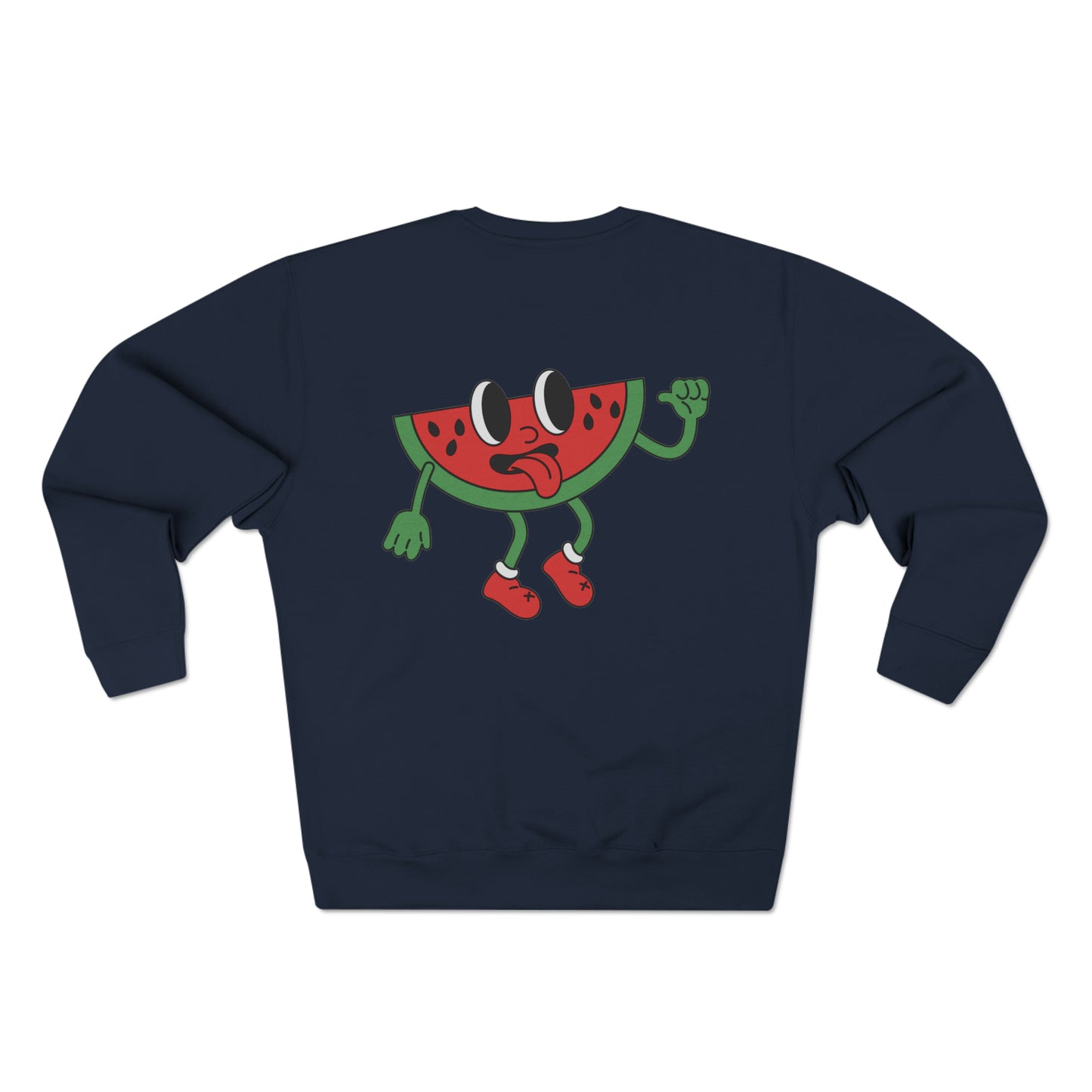 Jubilant Watermelon Crewneck Sweatshirt